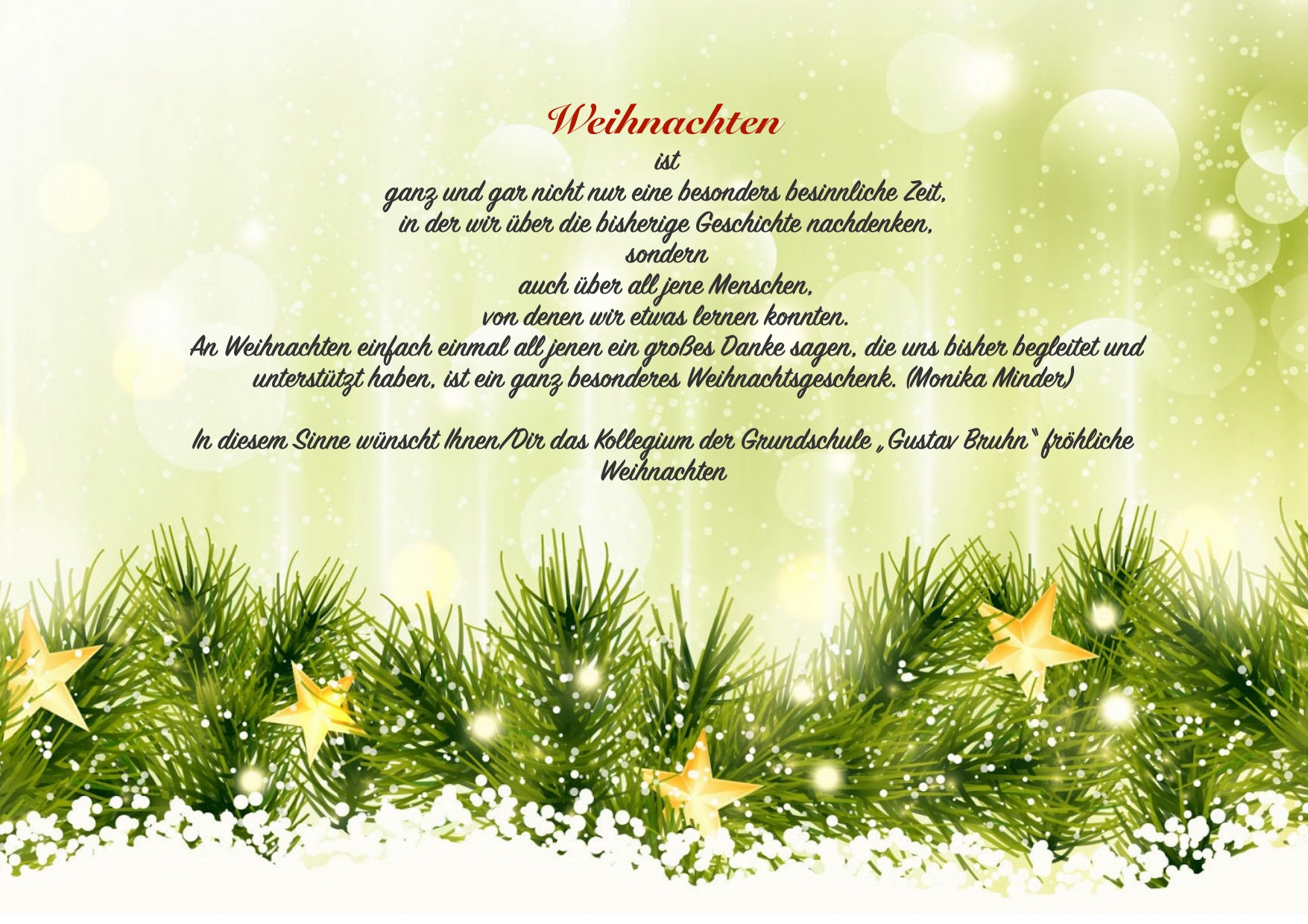 Weihnachtsgruß